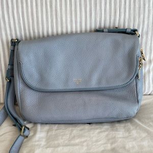 FOSSIL Large Preston Crossbody (smoky blue)